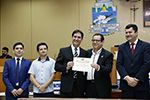 Câmara Municipal - Homenagens aos Profs. Sérgio Candil e Thatiana Candil