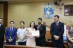 Câmara Municipal - Homenagens aos Profs. Sérgio Candil e Thatiana Candil