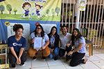 Entrega dos Kits no Projeto 'Um Chute Para o Futuro'