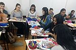 Vitrais góticos nas aulas da Pedagogia