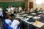 Alunos do curso de Nutrição realizaram palestras nas Escolas Estaduais do Município de Foz do Iguaçu