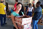 Curso de Pedagogia entrega arrecada&ccedil;&atilde;o do Lacre Solid&aacute;rio